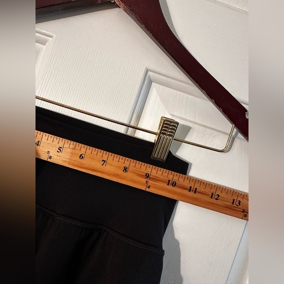 ATHLETA XS Blk Transcend Skort Athletic Skirt Ruching Modest Tennis Pickleball - Picture 5 of 10